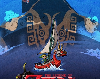 ゼルダの伝説 ブレスオブザワイルド BoTW リンク ウォールアート ポスター Link botw poster - Etsy 日本