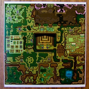 Hyrule, Legend of Zelda Een link naar de verleden Dark World 24" Poster