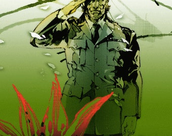 メタルギアソリッド３ ポスター　メタルギア　ネイキッドスネーク　MGS3 メタルギアソリッド3 スネークイーター 24 x 30インチ ビデオゲーム