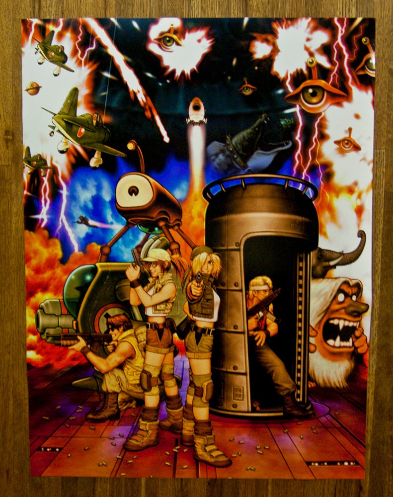 メタルスラッグX B2ポスター Amazon.co.jp: SNK BEST COLLECTION メタルスラッグX : Video Games
