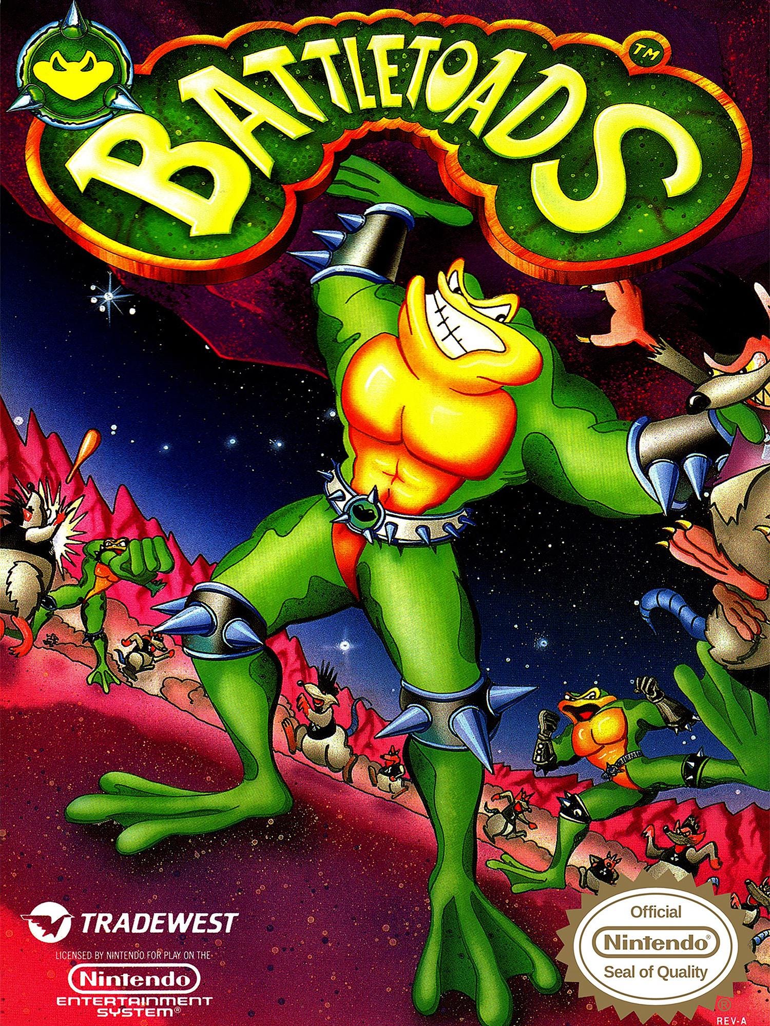 旧作B2大 ポスター　ニンテンドッグス プラス キャッツ Battletoads Video Game Poster, Multiple Sizes - Etsy