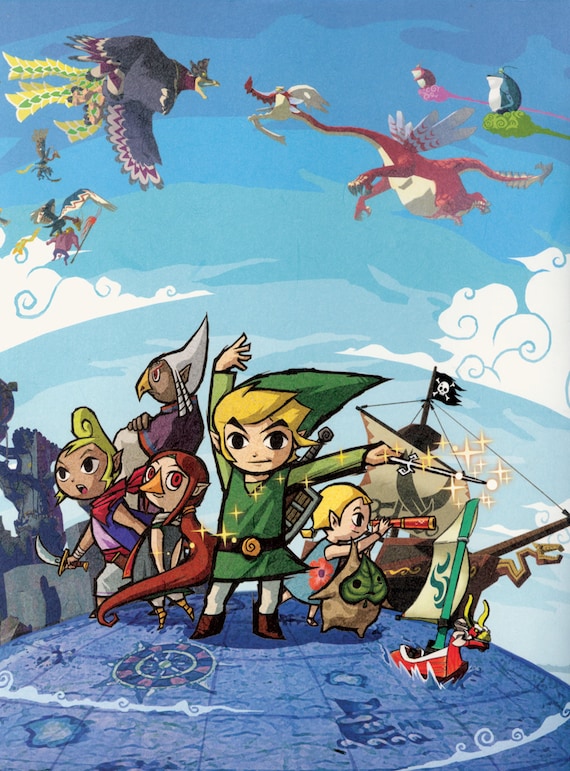 The Legend of Zelda The Wind Waker 18 x 24 Video Game Poster