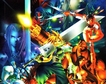 ♢ ファイナルファンタジーⅢ DSソフト B2 販促ポスター Final Fantasy III Nintendo DS Glossy Promo Ad Poster Print