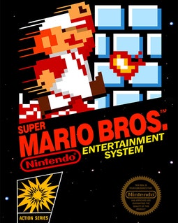 スーパーマリオブラザーズ NES 18 x 24インチ ビデオゲームポスター 1