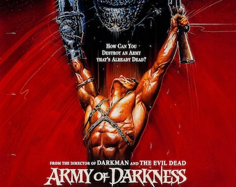 Army of Darkness: Evil Dead 3 Alternative Movie Poster - Horror