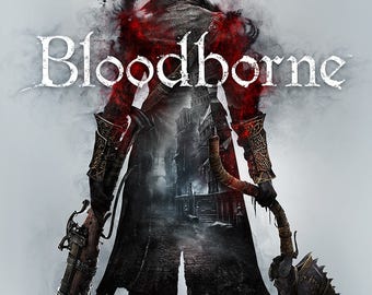 Bloodborne Video Game Poster Title 