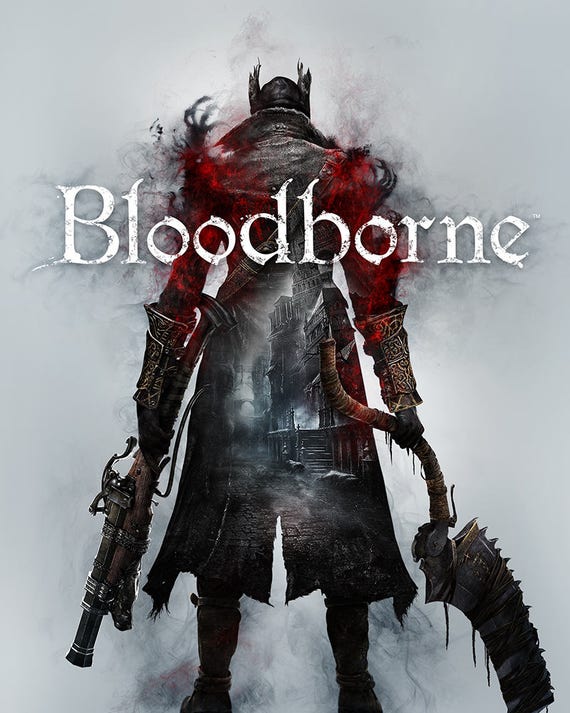 Bloodborne Video Game Poster Title 