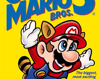 スーパーマリオブラザーズ NES 18 x 24インチ ビデオゲームポスター、1