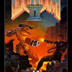 Slayer of DOOM I and DOOM II Video Game Poster Multiple Sizes Available image 5