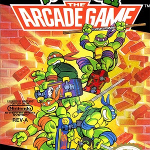 Teenage Mutant Ninja Turtles II Arcade 18 x 24&quot; Video Game Poster