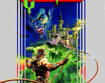 悪魔城ドラキュラX 血の輪廻 ポスター - Etsy 日本