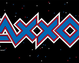 Zaxxon Arcade Marquee 26"x8" 