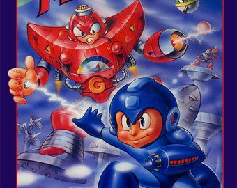 ロックマン5 18 x 24インチ ビデオゲームポスター - Etsy 日本