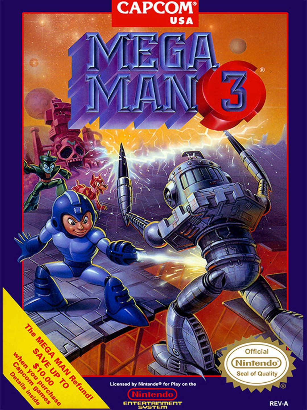 ロックマン3 18 x 24インチ ビデオゲームポスター - Etsy 日本