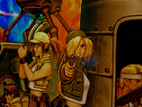 L SLUG3 メタルスラッグ3 ゲーム販促ポスター　2003年　PS2 Metal Slug 3 PS2 BOX ART Premium POSTER MADE IN USA - PS2402