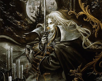 悪魔城ドラキュラX 血の輪廻 ポスター - Etsy 日本