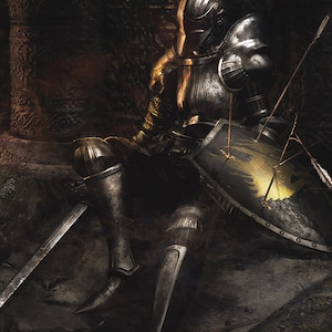 Demon's Souls Video Game Poster - Key Art