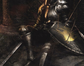 Demon's Souls Video Game Poster - Key Art - Etsy