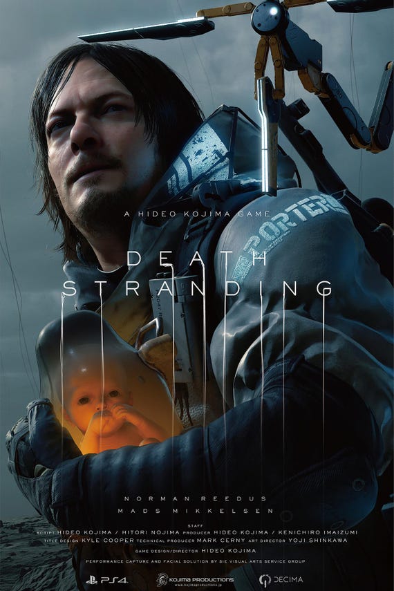 Death Stranding Video Game Poster - Multiple Sizes Available - Etsy Death Stranding Video Game Poster - Multiple Sizes Available - Etsy