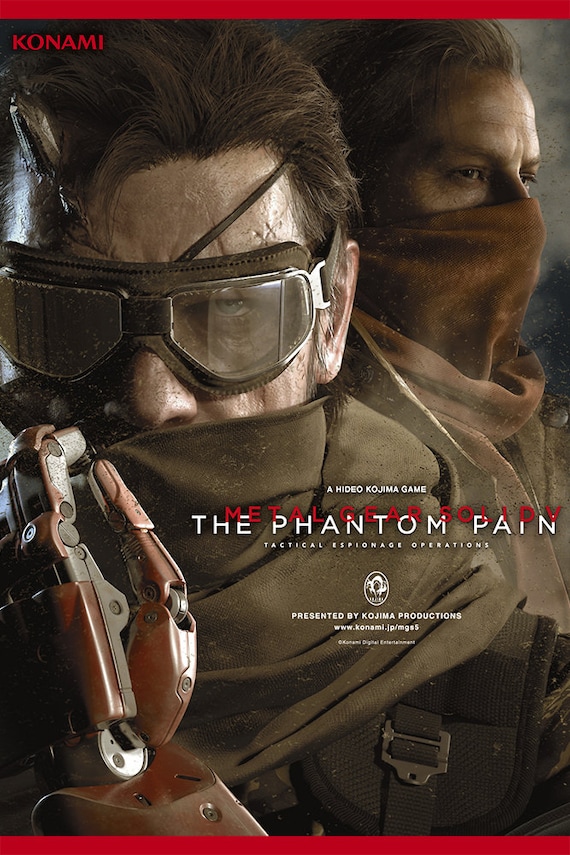 High Quality Prints Metal Gear Solid V The Phantom Pain Poster