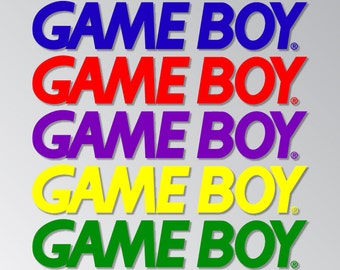 Game Boy, Sticker, Decal, Bumper Sticker, Vinyl Decal