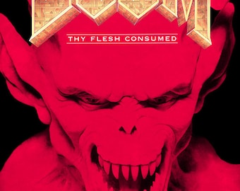 DOOM Thy Flesh Consumed Videospielposter - verschiedene Größen erhältlich