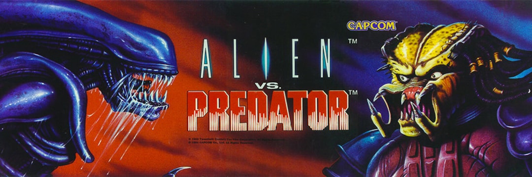 Alien Vs. Predator, Arcade, 12 X 36