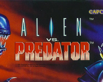 Alien Vs. Predator, Arcade, 12 x 36" Video Game Poster, Print