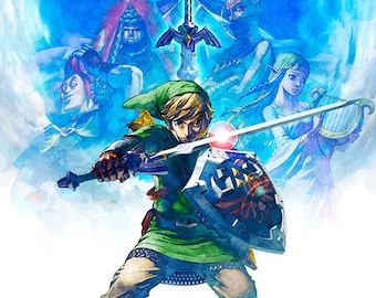 Legend of Zelda Skyward Sword, Multiple Sizes Available, Video Game Poster