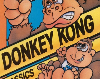 Donkey Kong Classic 20 x 30" Video Game Poster