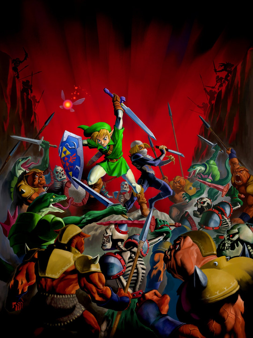 Poster The Legend of Zelda Ocarina of Time 40x50cm