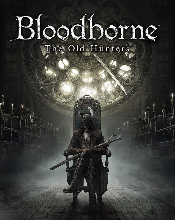 Bloodborne Video Game Poster Title 