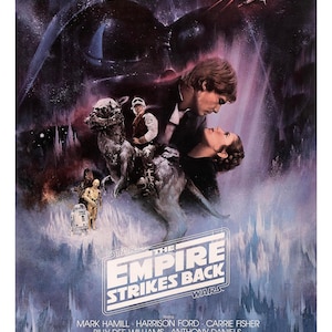 The Empire Strikes Back, Star Wars Vintage Movie Poster 24&quot; x 36&quot;