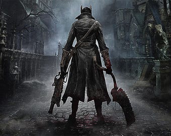 Bloodborne Video Game Poster