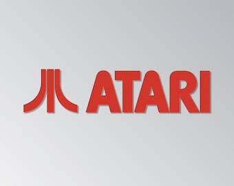 ATARI, Sticker, Decal, Bumper Sticker, Vinyl Decal