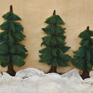 Fir Needle Felted  Waldorf Inspired : Pine, Evergreen tree
