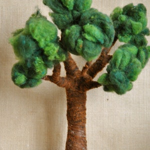 Wool Tree Needle felted Waldorf Inspired: Four Seasons (made to order).