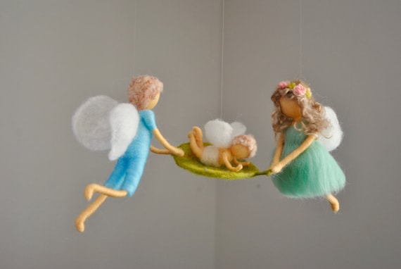 Children Room Decor Handmade Felt Fairies Random 