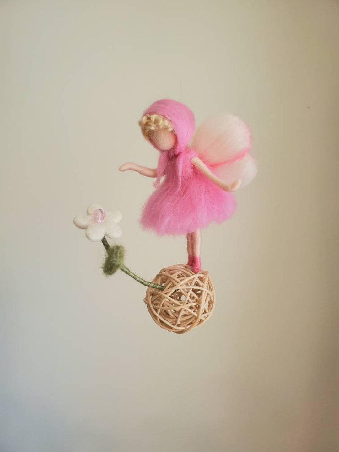 Pink Floral Fairy Teether main image 1