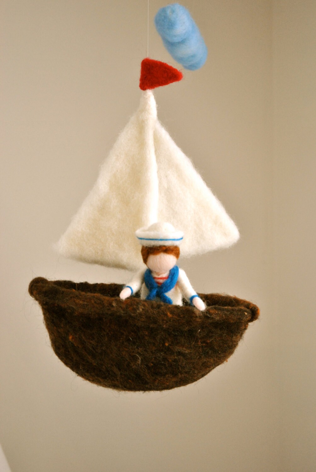 子供用モビール 航海部屋の装飾 : 帆船を持つ男の子 - Etsy 日本