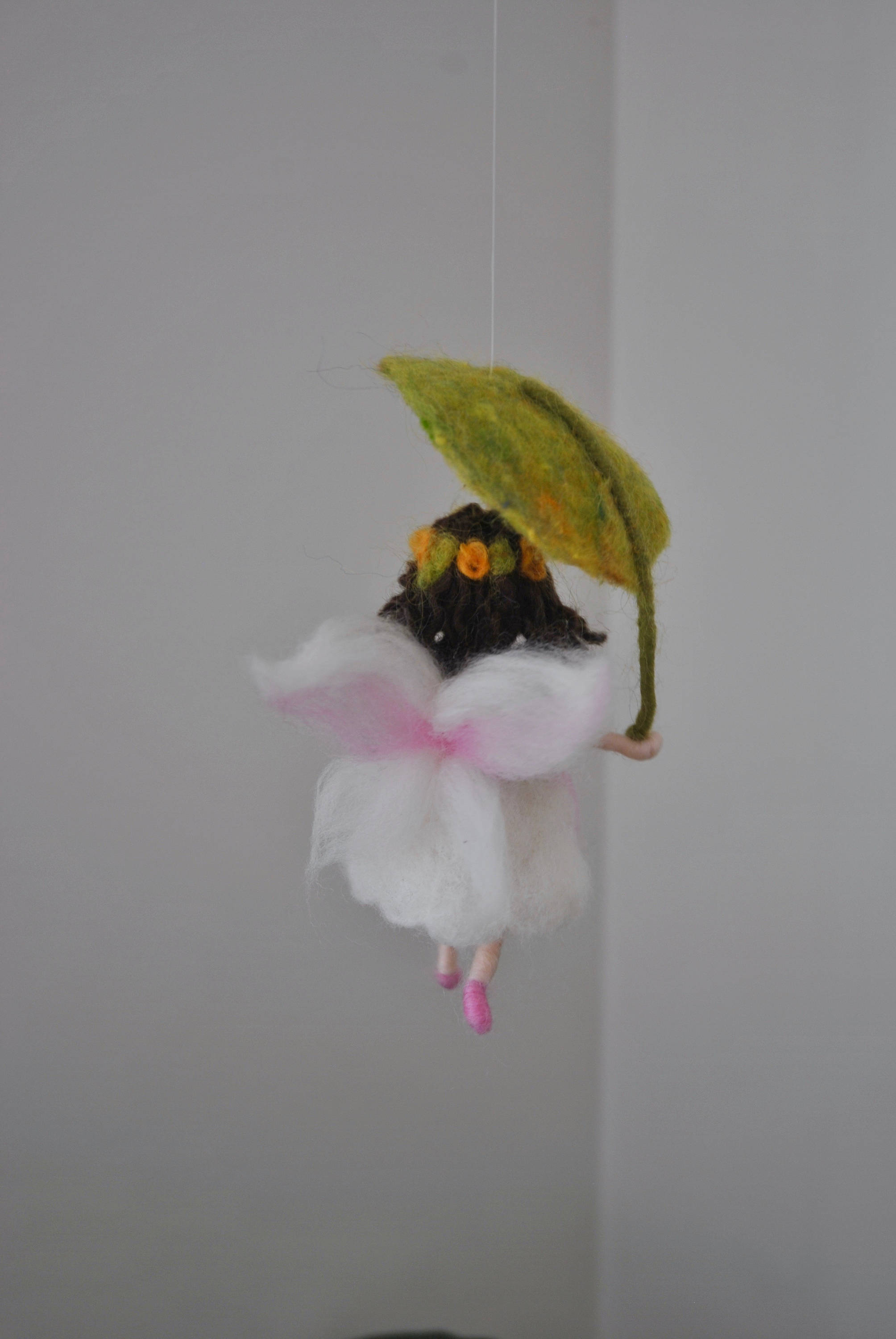Small Spring Fairy Needle Felted Home Ornament/ Easter Decor : - Etsy ...