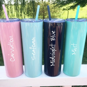 Personalized Laser Engraved Skinny Tumblers - Skinnies - Custom Tumbler - Engraved Tumbler - Custom Skinny Tumbler - Stainless Steel image 7
