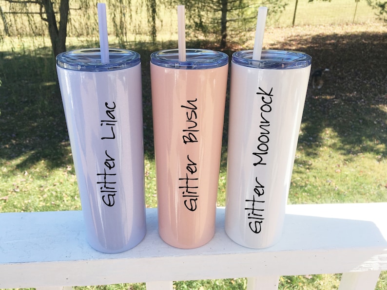 Personalized Laser Engraved Skinny Tumblers - Skinnies - Custom Tumbler - Engraved Tumbler - Custom Skinny Tumbler - Stainless Steel image 8