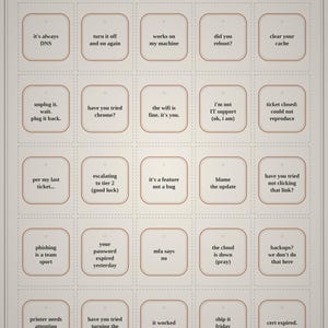 IT Humor Stickers Printable | 25 Funny Tech Support Stickers | Sysadmin Help Desk Laptop Decals | Coworker Gift Digital Download