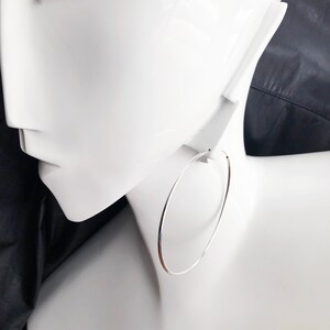 Silver Endless Hoops