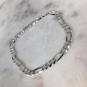 Silver Figaro Chain