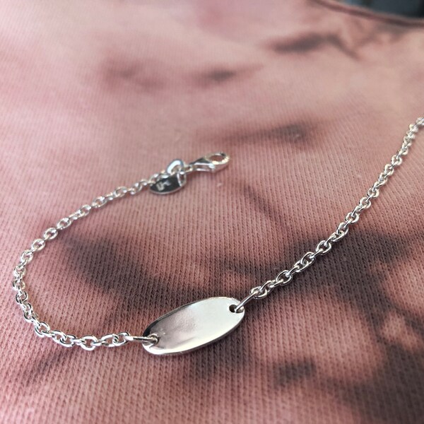 Id Bracelet Men Etsy