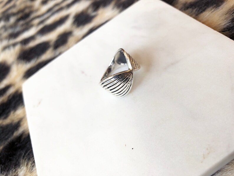 Silver Fan Ring