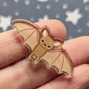 Kawaii Cute Bat Acrylic Pin