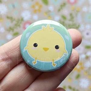 Chibi Cute Chick 1.5 Inch Button